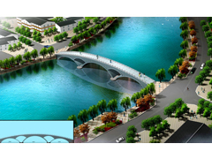 桥梁建筑类施工动画